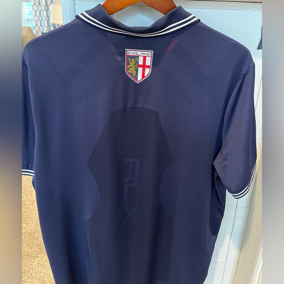Polo Ralph Lauren RLX Performance XL Navy Blue Golf Polo England - Picture 4 of 7